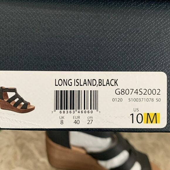 Dr. Scholl's Shoes Women's Long Island Ankle Straps Black Sandal Size 10 Medium - Picture 3 of 17